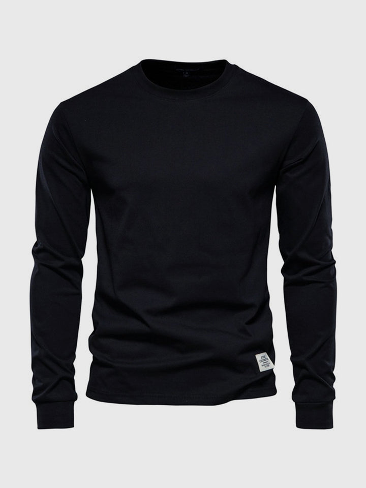 Langarmshirt Herren | Rundhals & cleanes Basic für jeden Tag