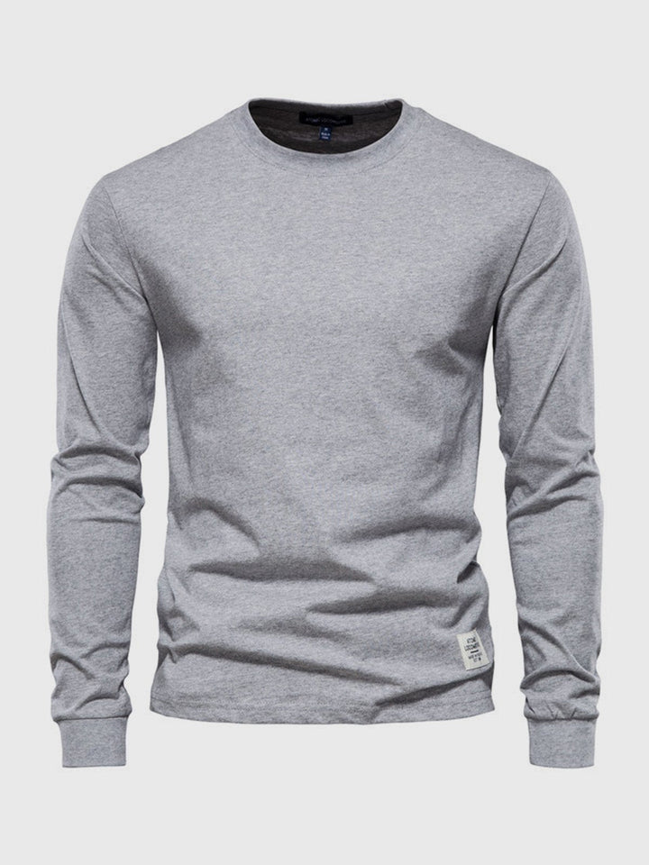 Langarmshirt Herren | Rundhals & cleanes Basic für jeden Tag
