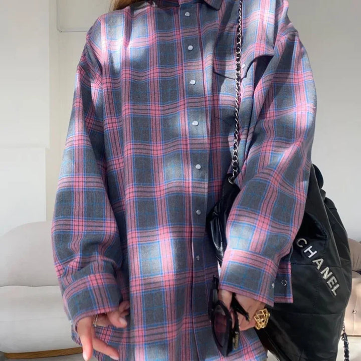 Langarmshirt für Damen | Oversize-Fit & Praktische Brusttaschen