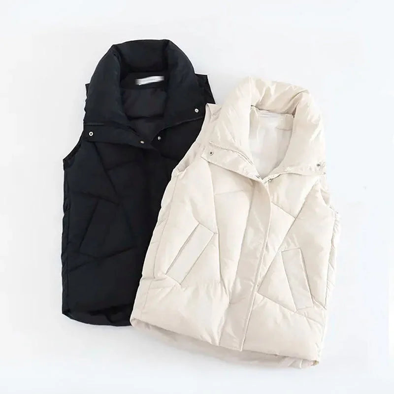 Lange Pufferjacke