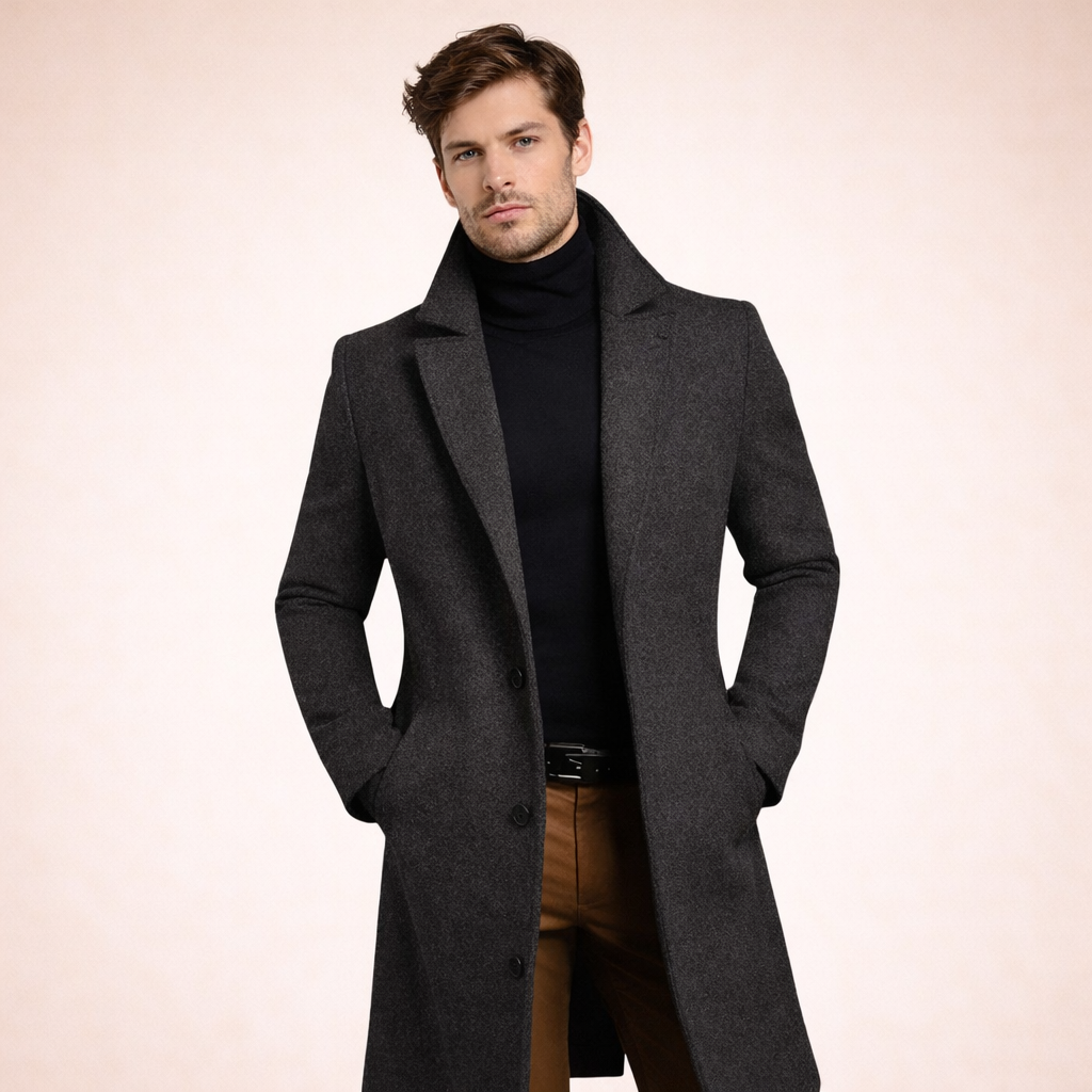 Felix | Klassischer Herrenmantel für zeitlose Eleganz