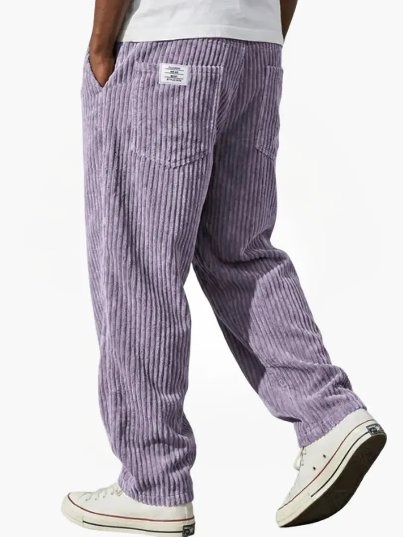 Laurent | Elegante Locker Sitzen Herrenhose aus Hochwertigem Cord 9