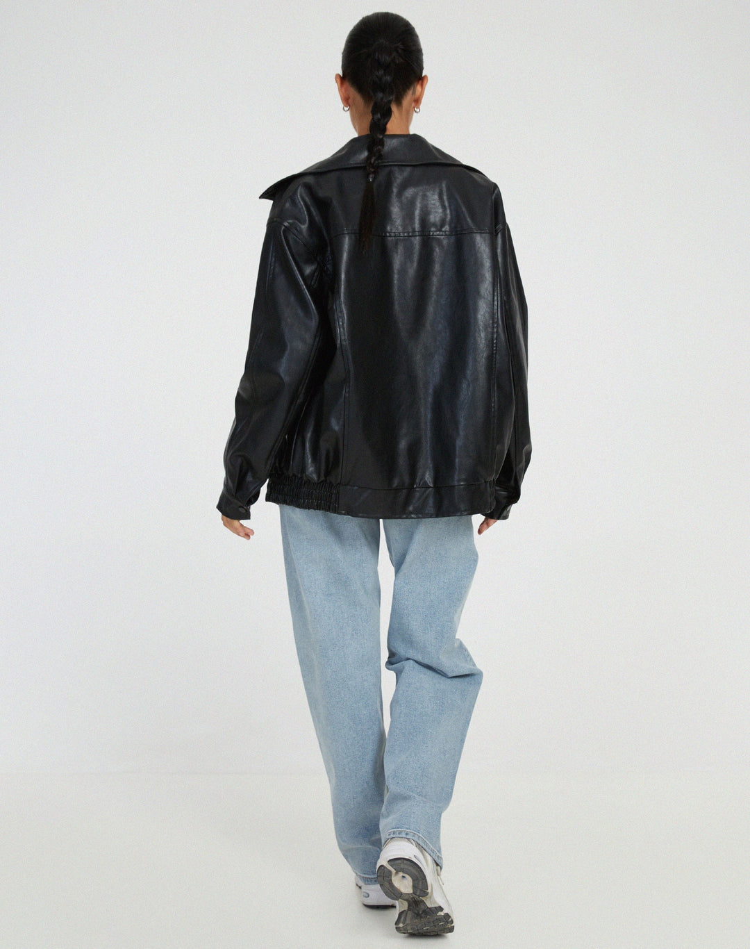 Lederjacke Damen | Lockerer Schnitt & cleanes Statement