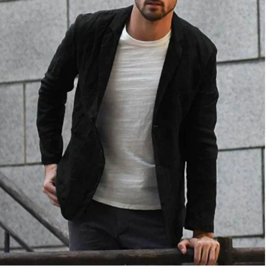Leinenblazer Herren | Leichtgewicht & Ein-Knopf-Look