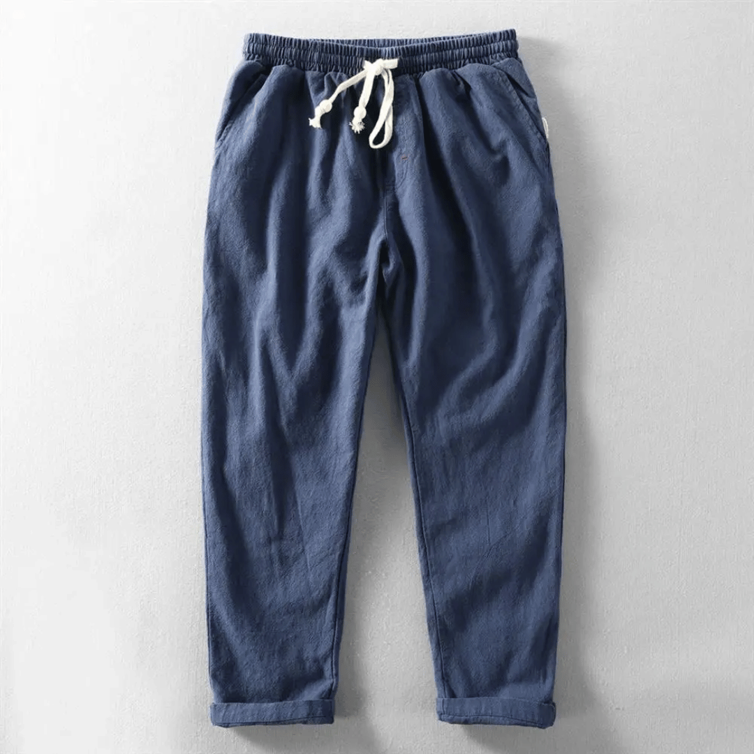 Leinenhose Herren | Kordelzugbund & Bequemer Sitz