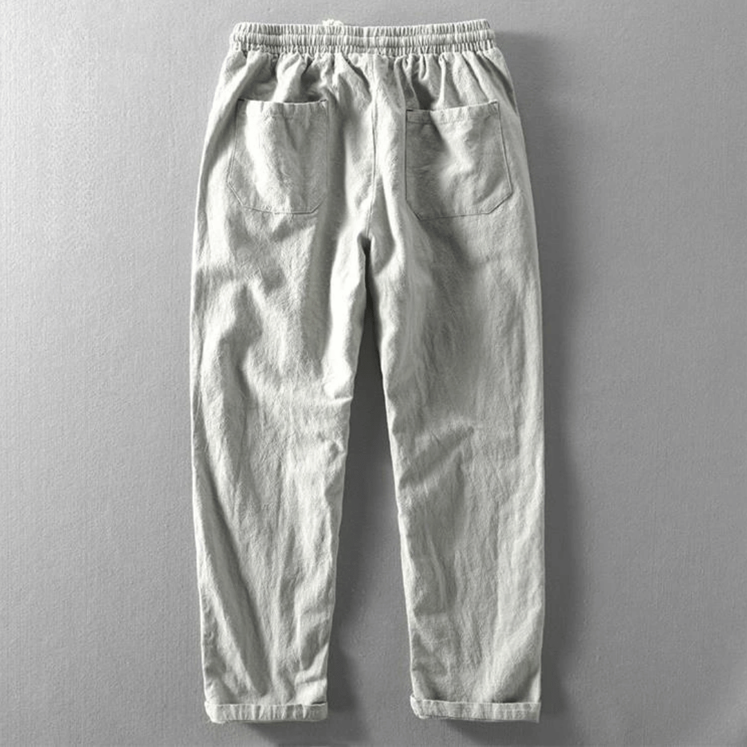 Leinenhose Herren | Kordelzugbund & Bequemer Sitz
