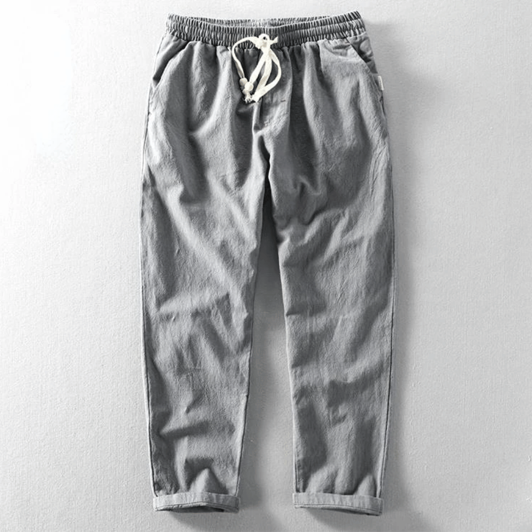 Leinenhose Herren | Kordelzugbund & Bequemer Sitz