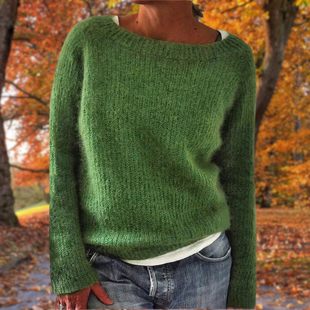 Lena | Damenpullover – Warm, Weich & Elegant aus Merinowolle, Langarm 1