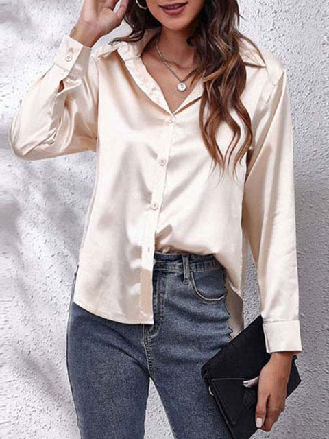 Liana | Elegantes, Lockeres Damen Hemd Langarm – Stilvoll &amp; Vielseitig 0