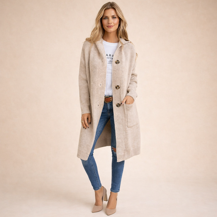 Lieke | Langer, bequemer und stylischer Cardigan 3