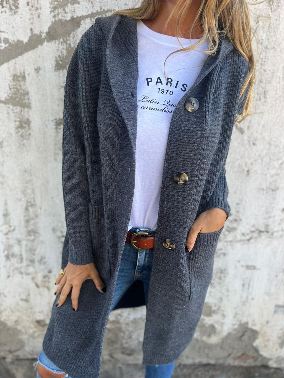 Lieke | Langer, bequemer und stylischer Cardigan 6