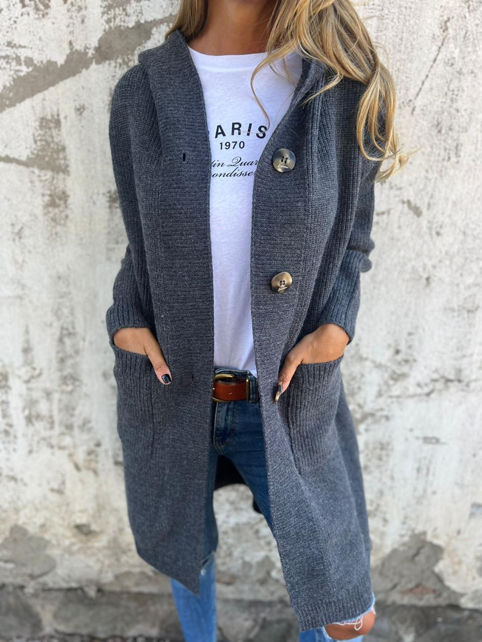 Lieke | Langer, bequemer und stylischer Cardigan 7