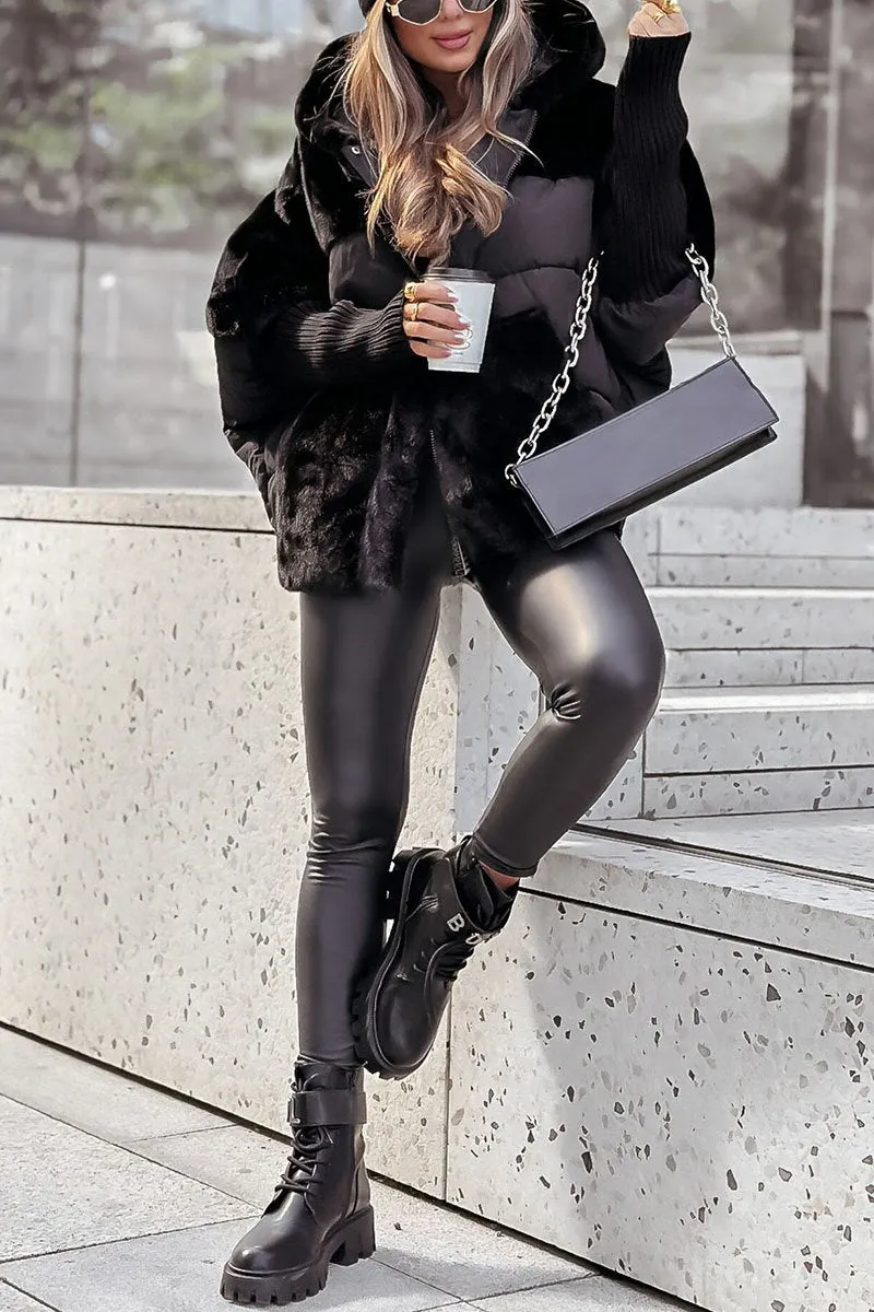 Lilly - Luxe Pelzjacke in Übergröße
