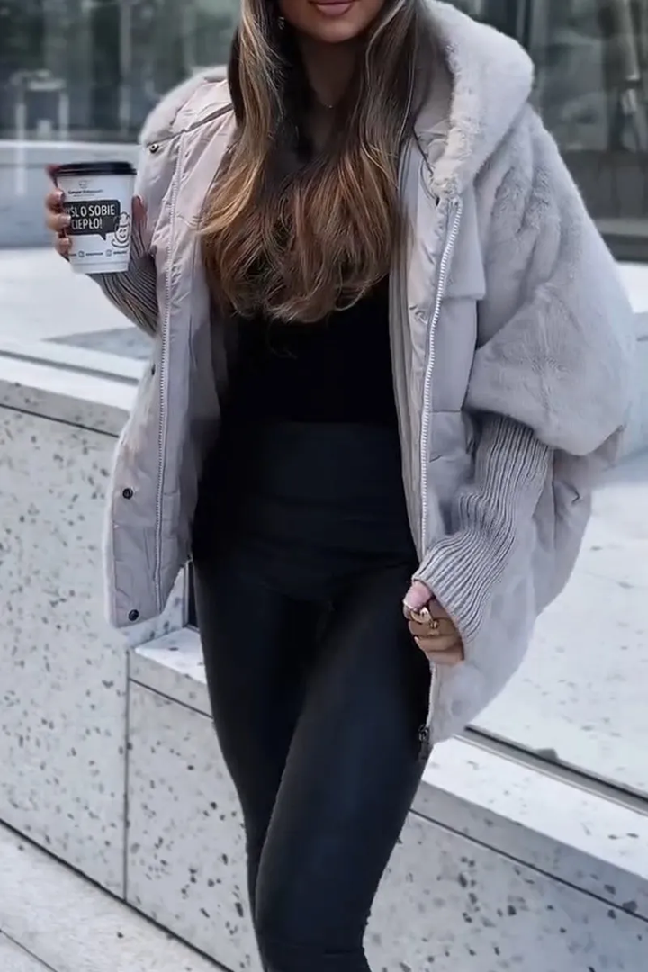 Lilly - Luxe Pelzjacke in Übergröße