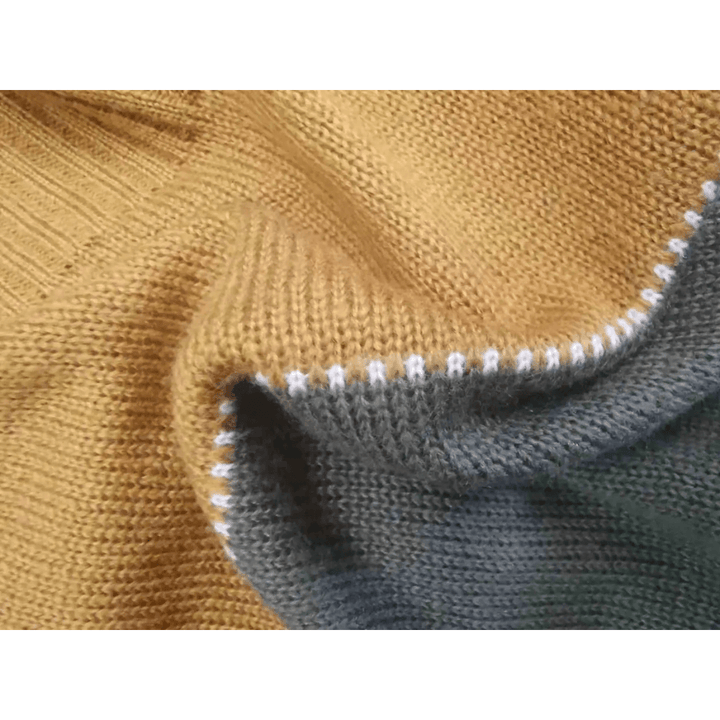 Lily - Strickpullover mit Farbblock