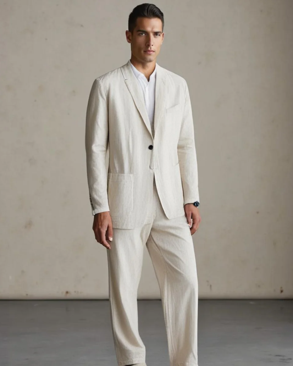 Leon | Elegantes Leinen Set für Männer