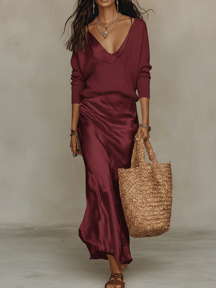 Liora | Elegantes Midi Kleid für Damen – Bequem, Stilvoll &amp; Perfekt für Festliche Anlässe 8