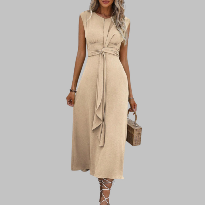 Liora | Elegantes Tailliertes Damenkleid – Fließend &amp; A-Linien Midi für Hochzeitsgast 5