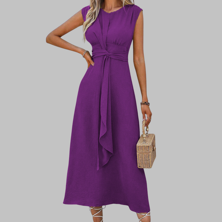 Liora | Elegantes Tailliertes Damenkleid – Fließend &amp; A-Linien Midi für Hochzeitsgast 8