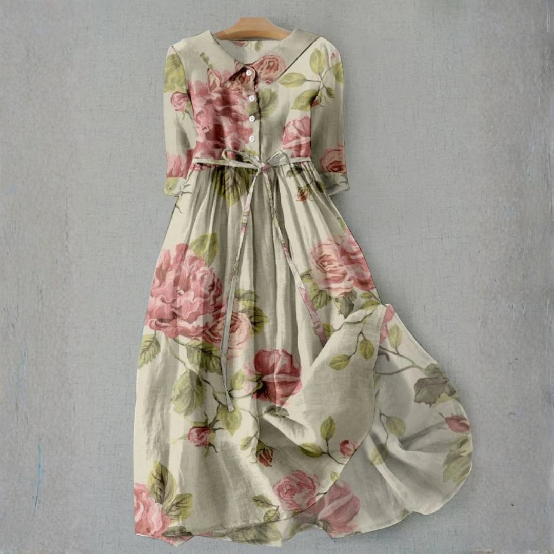 Liora | Romantisches Midi-Kleid für Hochzeitsgast und festliche Anlässe 0