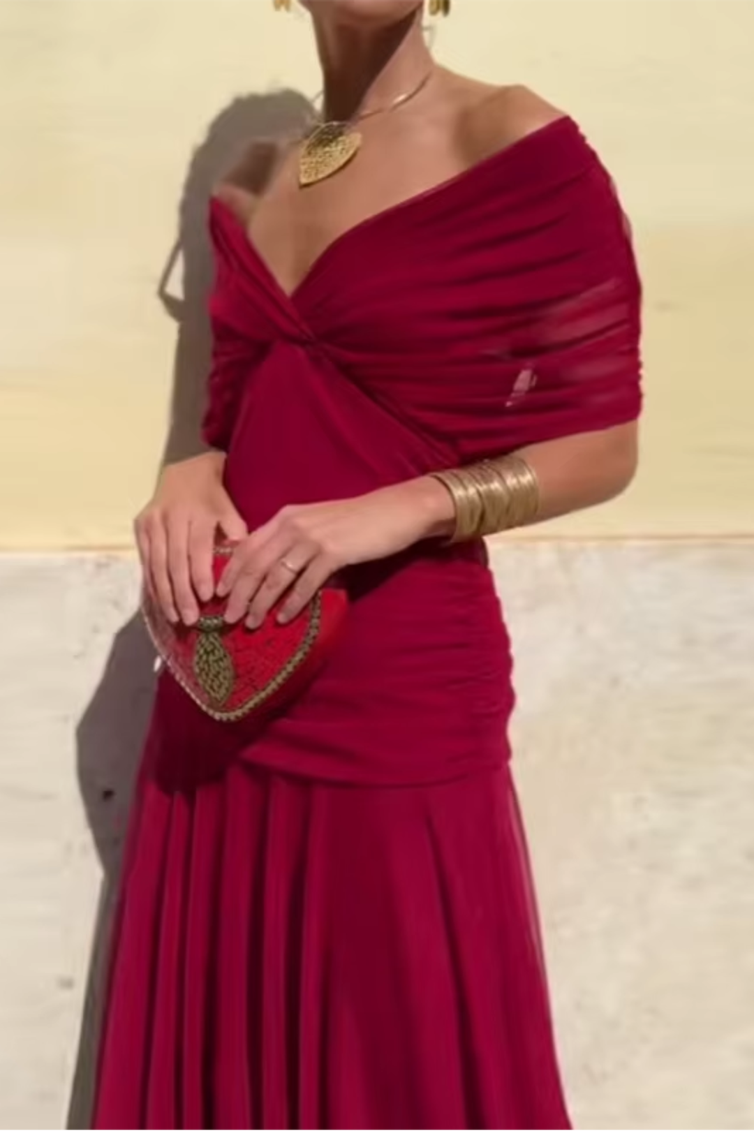 Livia Belle | Elegantes V-Ausschnitt Langes Zeremonienkleid 10