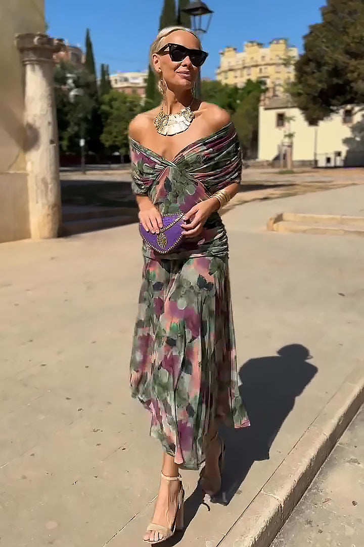 Livia Belle | Elegantes V-Ausschnitt Langes Zeremonienkleid 3