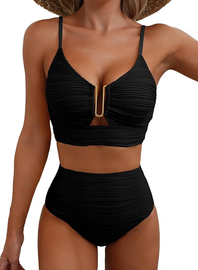 Livia | Bequemer, Hochtaillierter Damen Bikini – Elegante Bademode für Stilbewusste 0