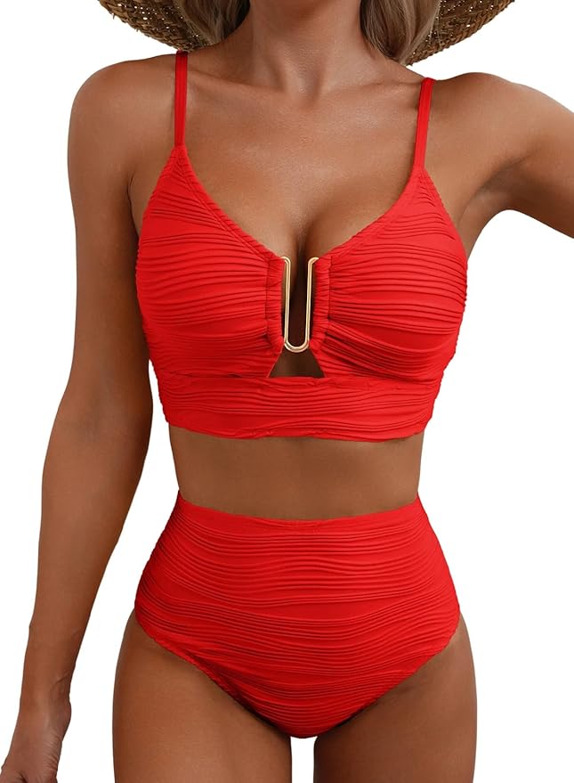 Livia | Bequemer, Hochtaillierter Damen Bikini – Elegante Bademode für Stilbewusste 17