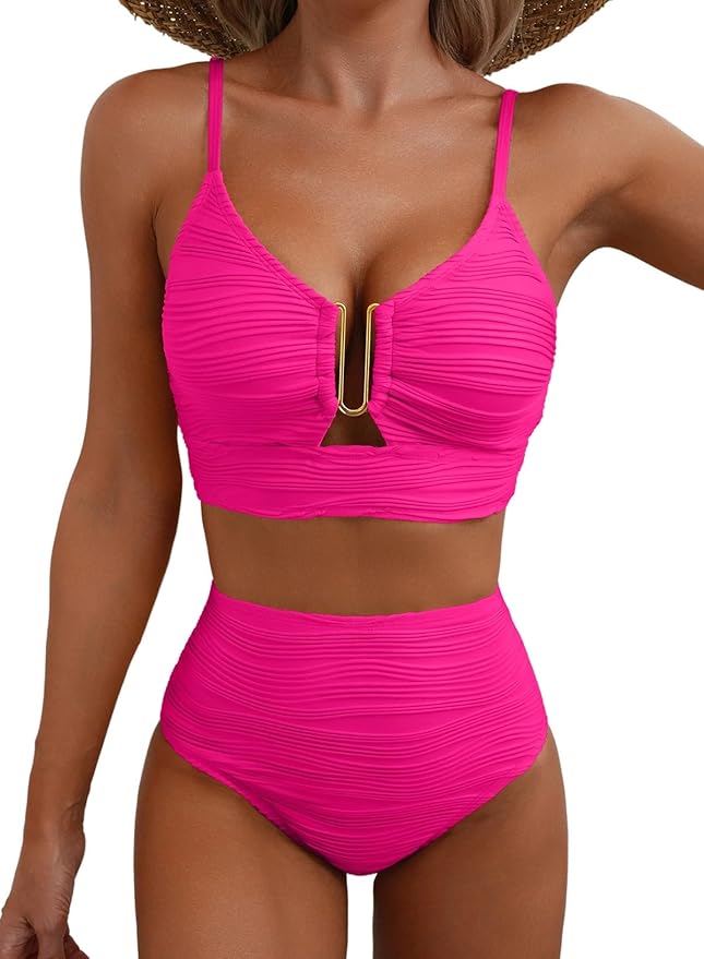 Livia | Bequemer, Hochtaillierter Damen Bikini – Elegante Bademode für Stilbewusste 9