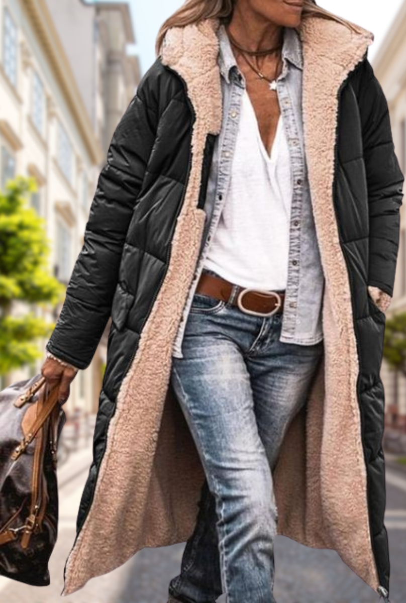 Livia | Damenjacke – Warm, Stylisch & Mit Kapuze für Herbst und Winter 3