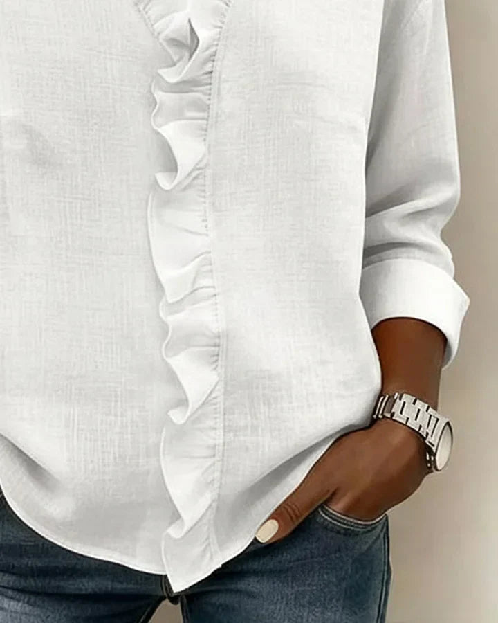 Daniela | Elegante Bluse mit V-Ausschnitt