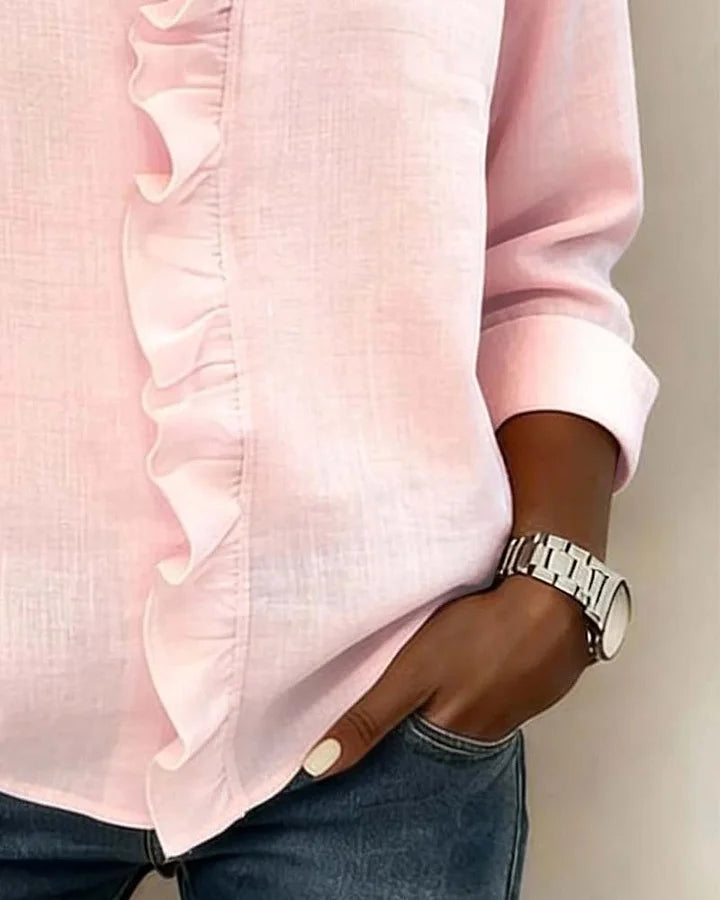 Daniela | Elegante Bluse mit V-Ausschnitt