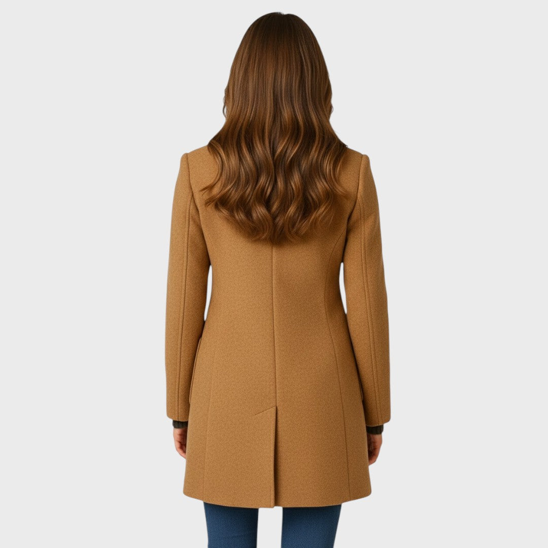 Vanessa | Eleganter und Warmer Knopf Mantel