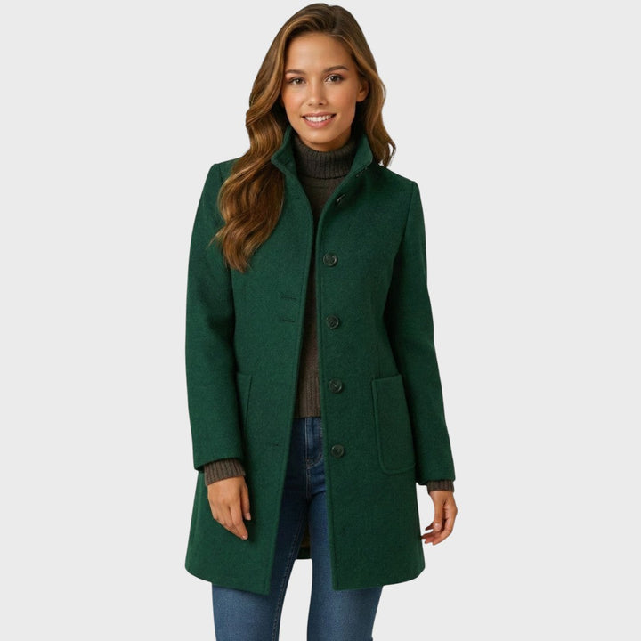 Vanessa | Eleganter und Warmer Knopf Mantel