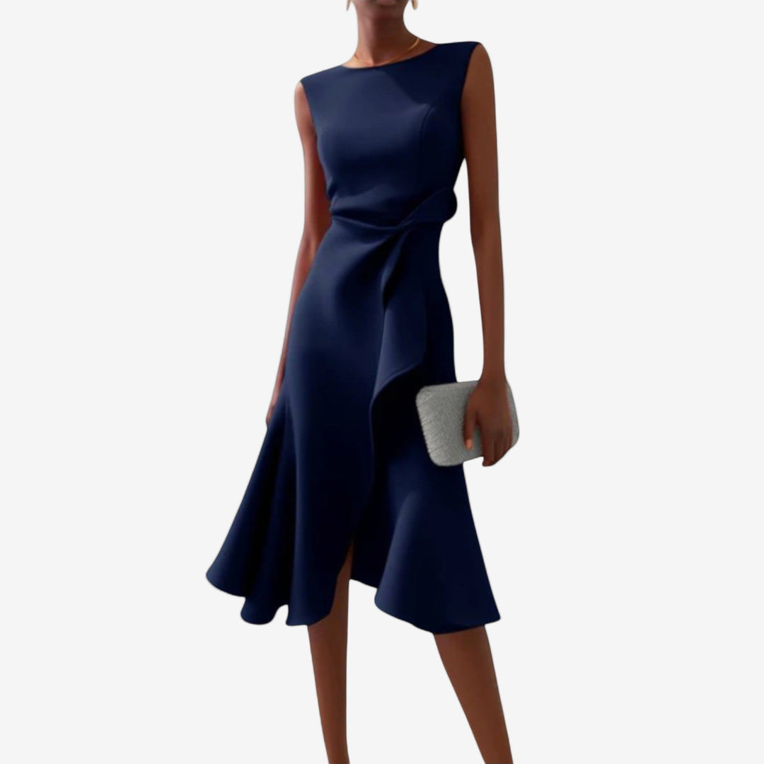 Leah | Stilvolles und elegantes asymmetrisches Damenkleid