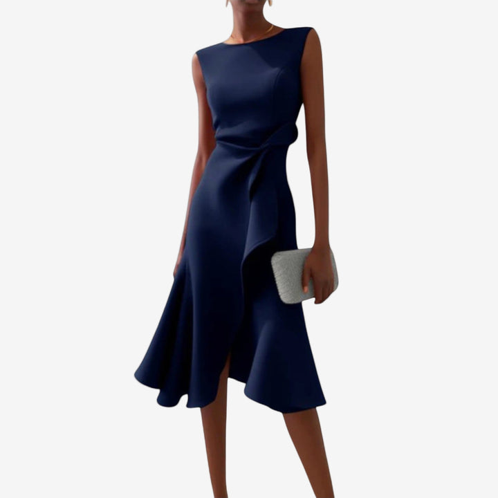 Leah | Stilvolles und elegantes asymmetrisches Damenkleid