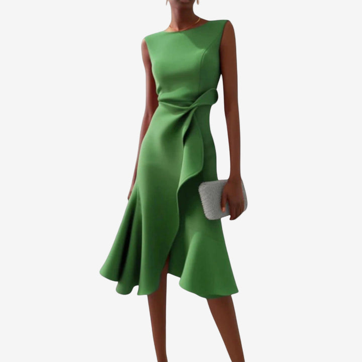 Leah | Stilvolles und elegantes asymmetrisches Damenkleid