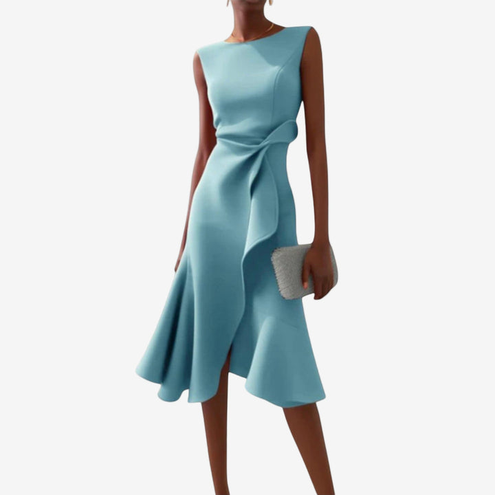 Leah | Stilvolles und elegantes asymmetrisches Damenkleid