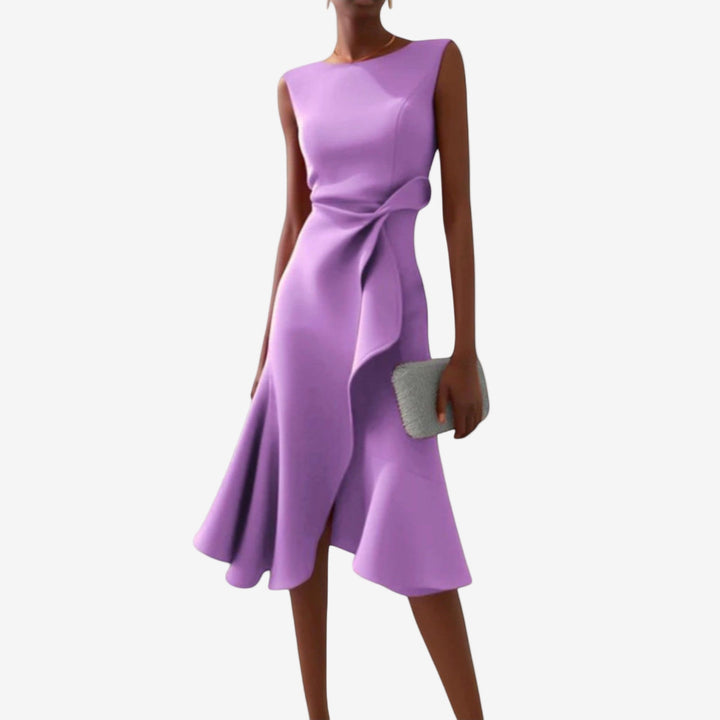 Leah | Stilvolles und elegantes asymmetrisches Damenkleid