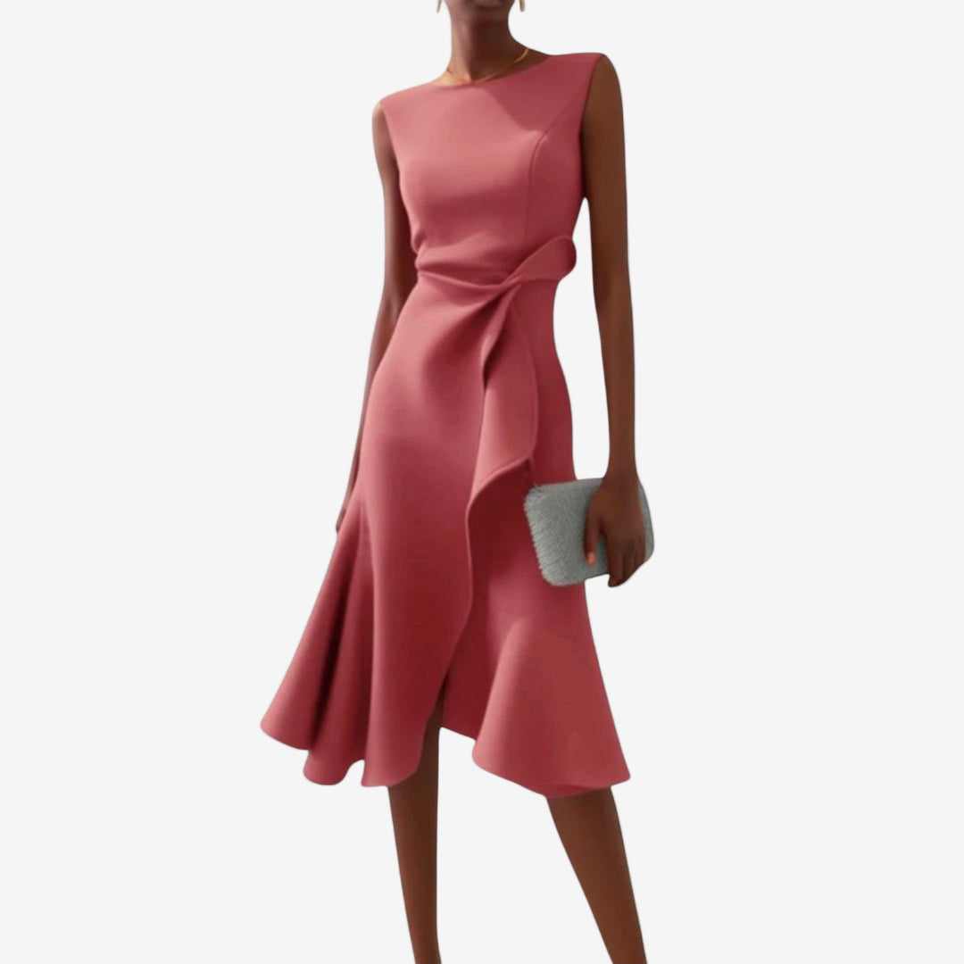 Leah | Stilvolles und elegantes asymmetrisches Damenkleid