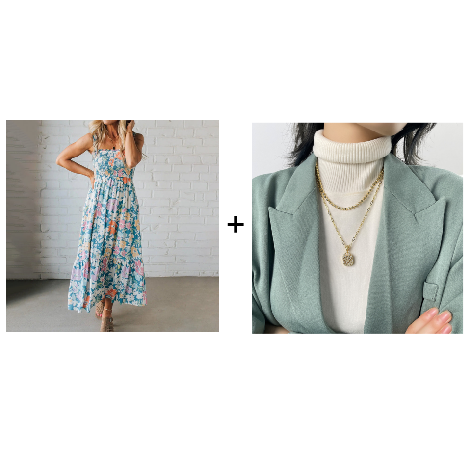 Livia | Elegantes Blumendruck Damenkleid für Hochzeitsgäste 7