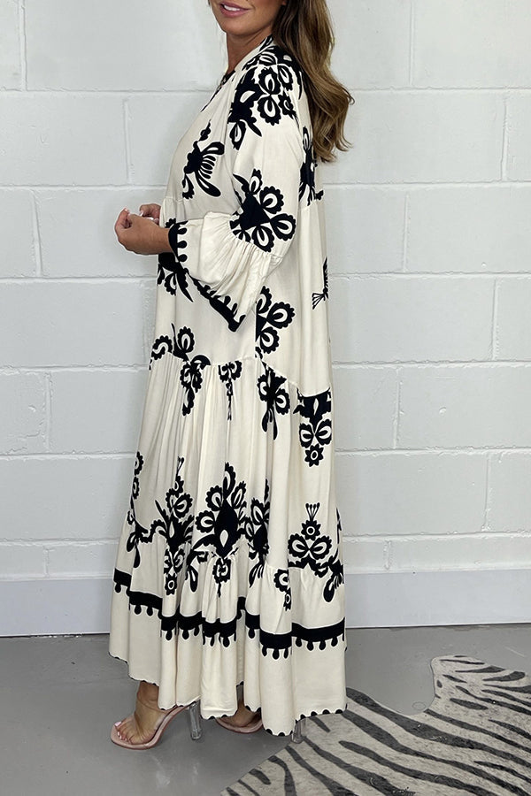 Livia | Elegantes Blumendruck Maxikleid Sommer für Damen 7