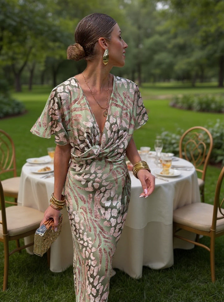 Livia | Elegantes Midi-Damenkleid für Hochzeitsgäste und festliche Anlässe 7