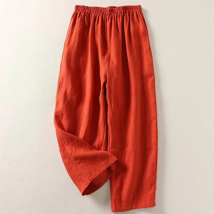 Livia | Fließende Weite Stoffhose Damen für Elegante Looks 0