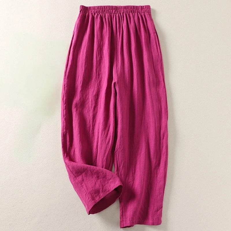 Livia | Fließende Weite Stoffhose Damen für Elegante Looks 3