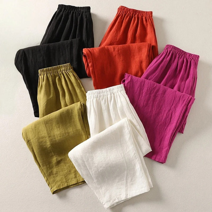 Livia | Fließende Weite Stoffhose Damen für Elegante Looks 5
