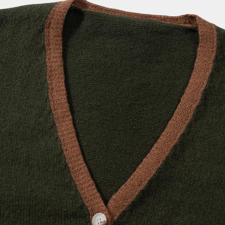 Liza - Modische Strickjacke mit langen Ärmeln für Frauen