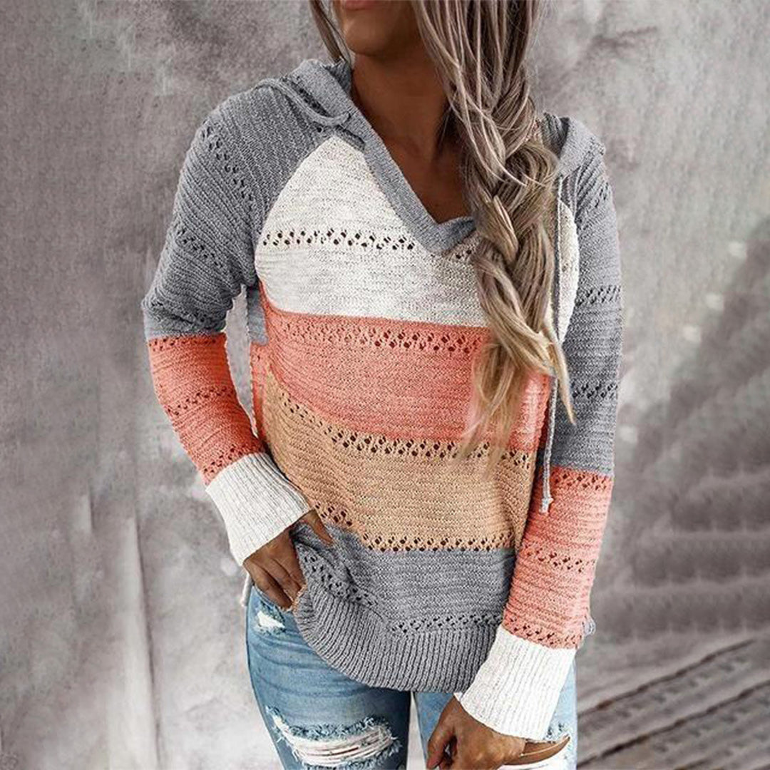 Locker sitzender Strickpullover mit V-Ausschnitt für alle Jahreszeiten