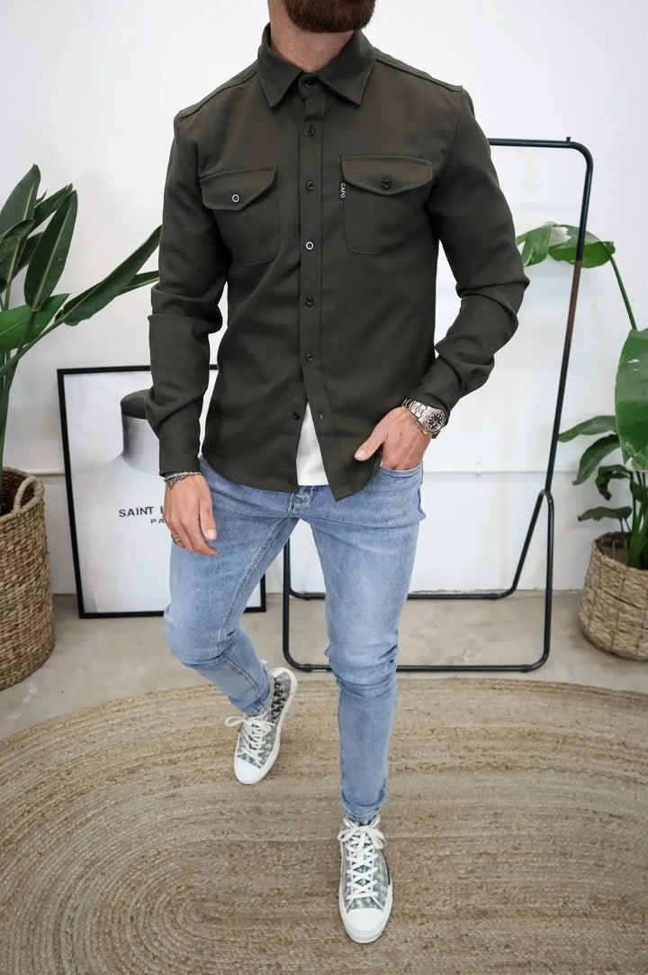 Karl – Men's Lightweight Overshirt Jacket - Image 5