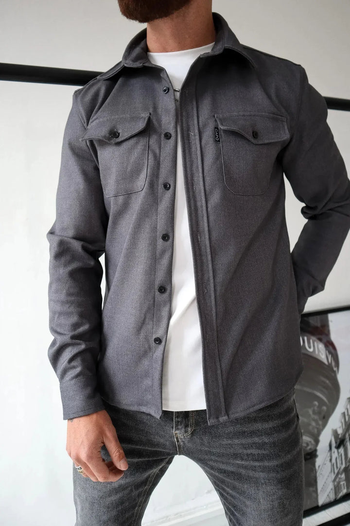Karl – Men's Lightweight Overshirt Jacket - Image 6